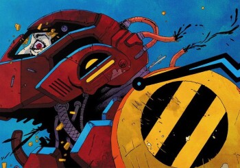 "Edge of Spider-Geddon #2" podobny do anime "Neon Genesis Evangelion"