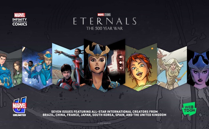“Eternals: The 500-Year War”: new comic from Marvel and WEBTOON