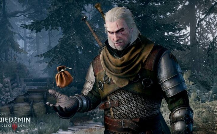 The next-gen “The Witcher 3” with an easter egg referring to Cyberpunk!