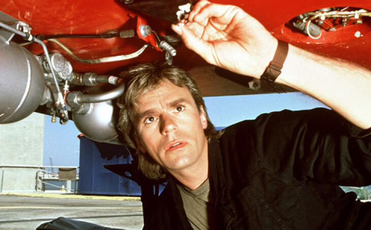 Angus MacGyver – a master of duct tape and Swiss Army knife