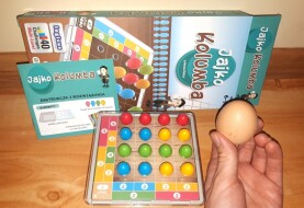 How to position the egg vertically? - review of the board game "Egg of Columbus"