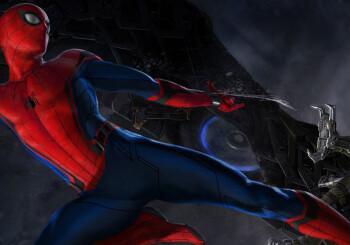 "Spider-Man: Homecoming" z plakatem