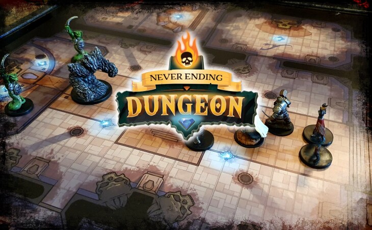 The “Never Ending Dungeon” campaign on Kickstarter has started
