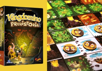 Jak jaskiniowiec w królestwie zamieszkał – recenzja gry „Kingdomino: Prehistoria“