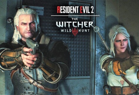 Ukazał się mod do gry „Resident Evil 2” z wiedźminem!