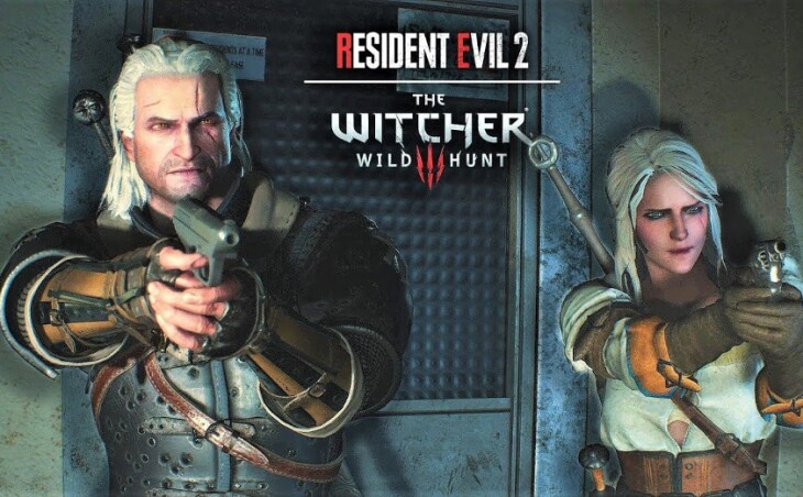 A mod for the game “Resident Evil 2” with a witcher has been released!