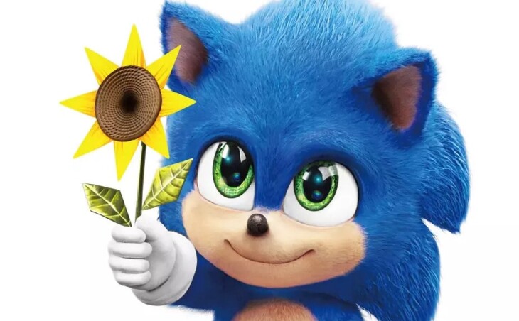 Baby Sonic in the Japanese trailer for the movie “Sonic the Hedgehog”