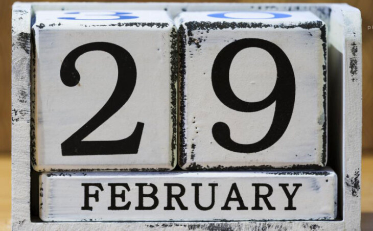 February 29 – special, once in 4 years