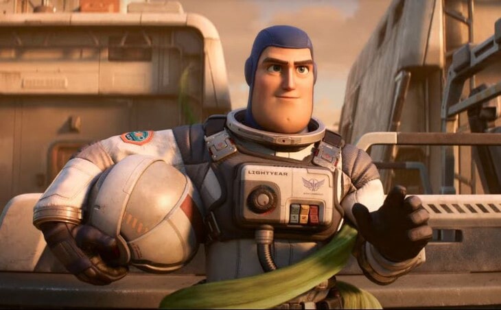 Chris Evans in the trailer for “Lightyear”, Pixar’s latest 3D animation