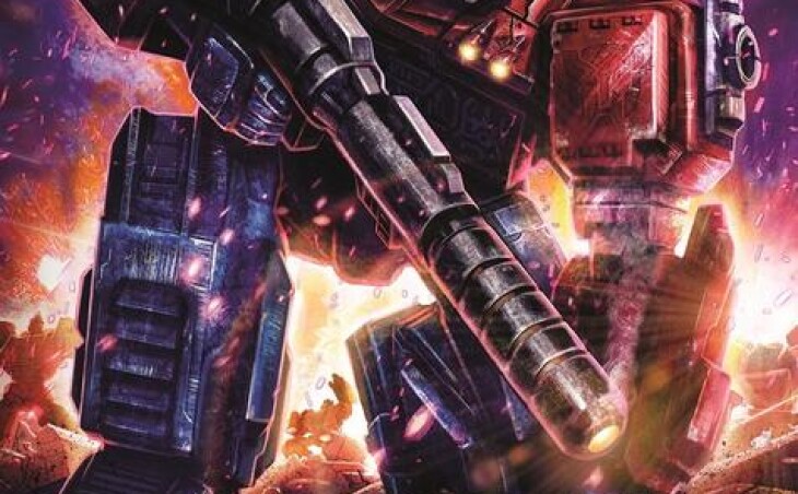 Plakat anime od Netflix Transformers war for Cybertron: Siege
