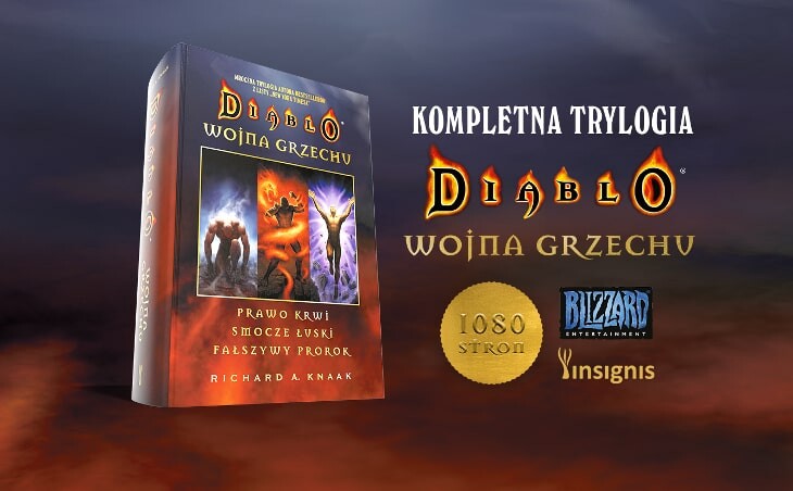 Nowe wydanie trylogii „Diablo. Wojna Grzechu” już jutro w księgarniach!