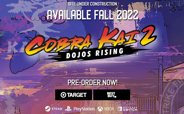 A preview of the new Cobra Kai game, based on the Netflix series