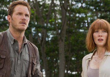Bryce Dallas Howard i Chris Pratt podczas kręcenia „Jurassic World: Fallen Kingdom”