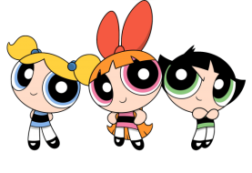 Girls on top, the anniversary of the premiere of the sweet Powerpuff Girls