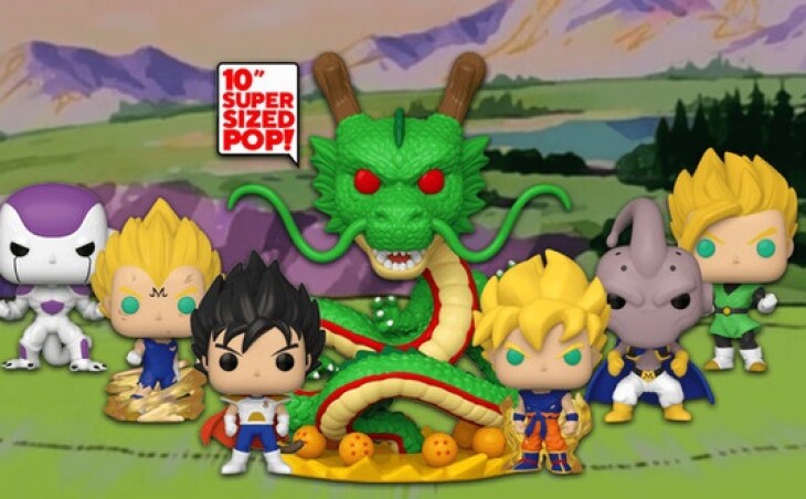A new series of Funko Pop figures featuring 10 inch characters from the Dragon Ball series.