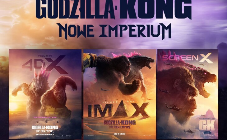 „Godzilla i Kong: Nowe Imperium” w IMAX, 4DX i ScreenX