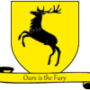 A_Song_of_Ice_and_Fire_arms_of_House_Baratheon_yellow_scroll_English