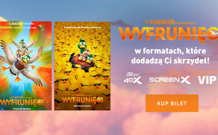 „Wyfrunięci” w 4DX i ScreenX oraz inne nowości w Cinema City!