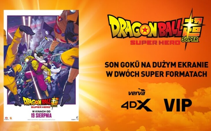 „Dragon Ball Super: Super Hero” pełne efektów w Cinema City