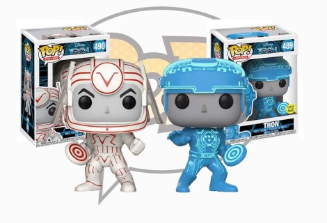 Funko POP! świecące w ciemności! Figurki do filmu „Tron”