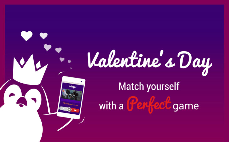 Walentynki z Kinguinem – nowa aplikacja pozwala znaleźć grę, w której się zakochasz