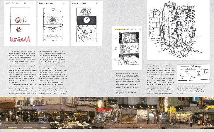 Ghost in the shell city concept art