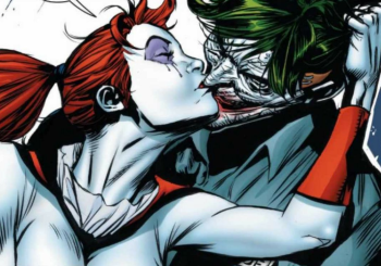 Pierwsza komiksowa scena miłosna między Harley i Jokerem