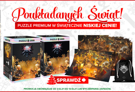 Puzzle dla graczy teraz w świątecznie niskich cenach!