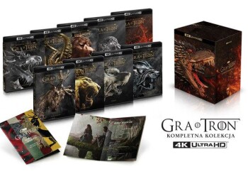 "Game of Thrones" complete collection in 4K quality on Blu-ray!
