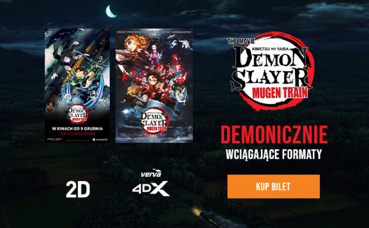 „Demon Slayer: Mugen train” w Cinema City w 4DX!