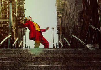 Lady Gaga as Harley Quinn on "Joker's Stairs", in "Joker: Folie à Deux"