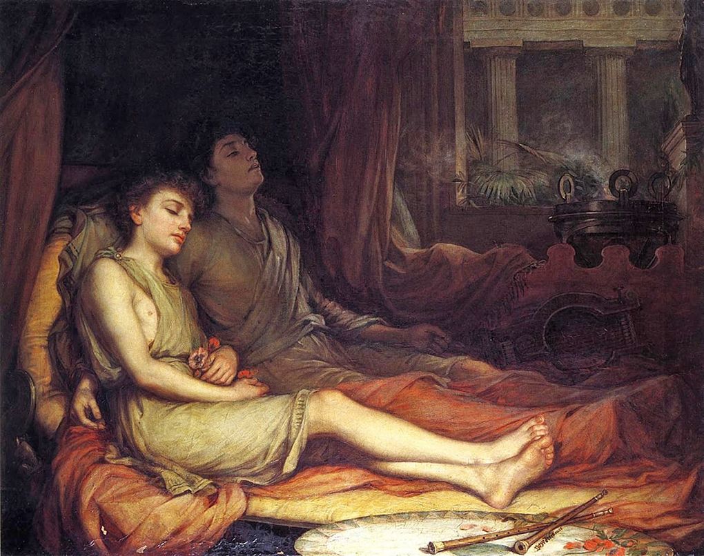 John William Waterhouse, Sen i jego półbrat Śmierć