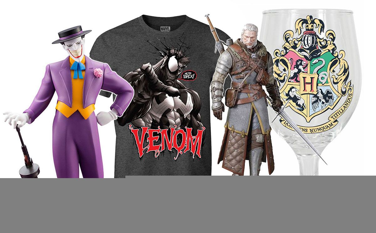 Geralt, Goku, Venom… Dziesiątki nowych gadżetów z bohaterami filmów oraz gier w Dystryktzero.pl