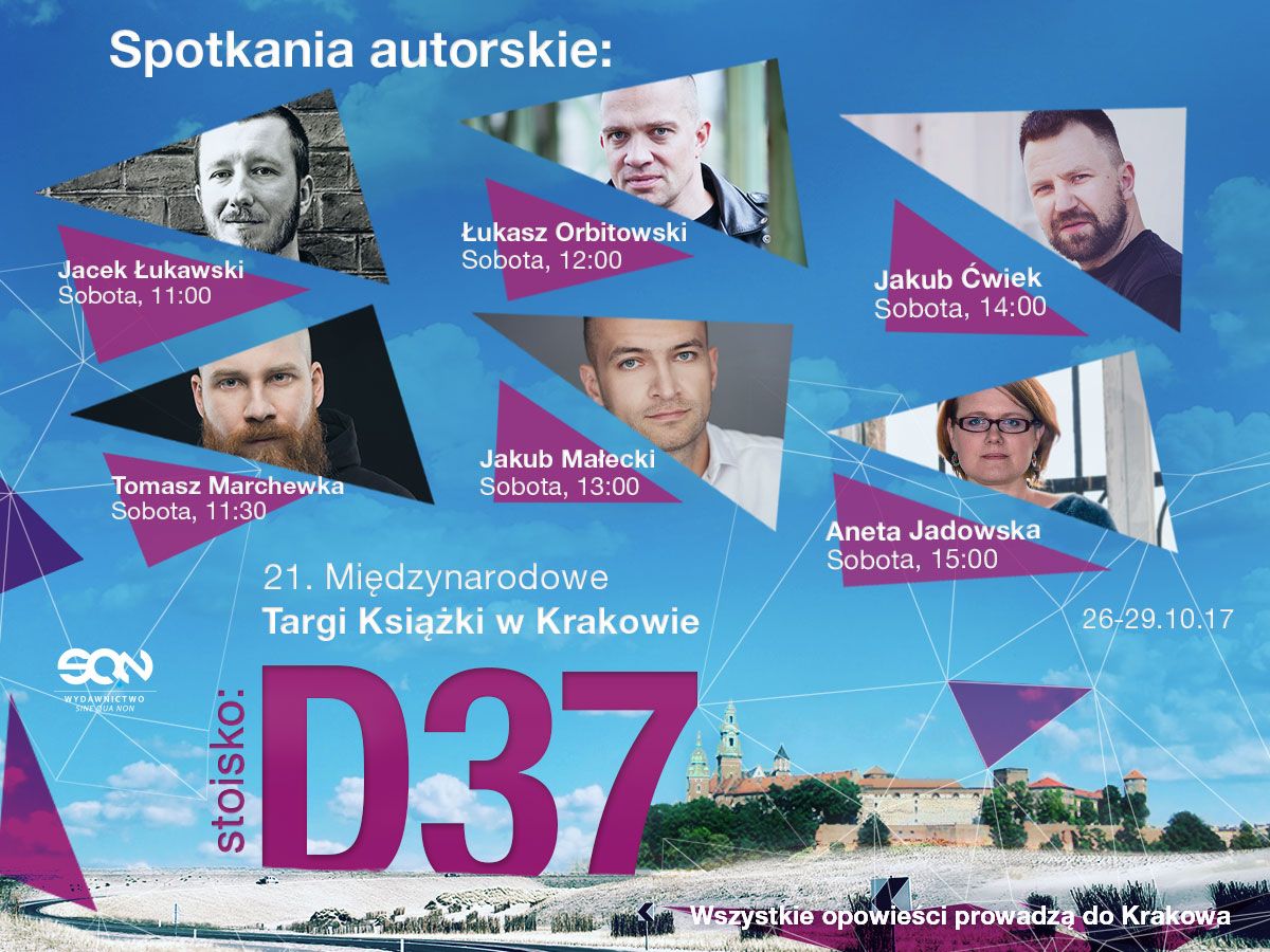 Wydawnictwo SQN na Targach Książki w Krakowie!