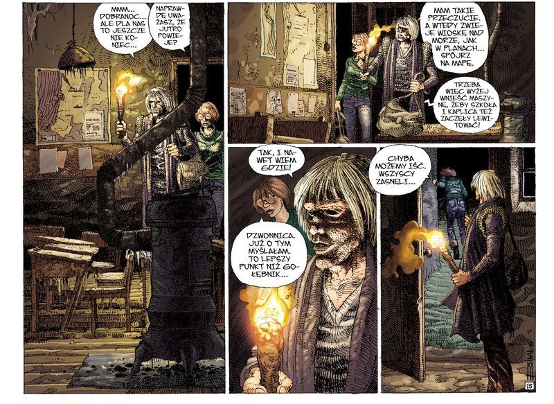 „Legendy naszych czasów“ - fragment planszy komiksu