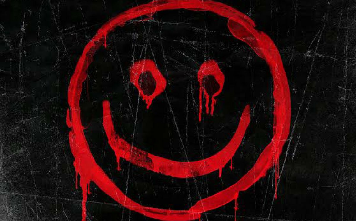 Przerażający plakat horroru „Strangers: Prey at Night”