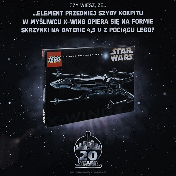 Ciekawostki na temat LEGO X-wing