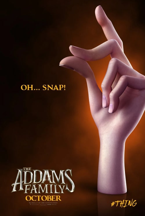 Addams Family Thing Poster mem