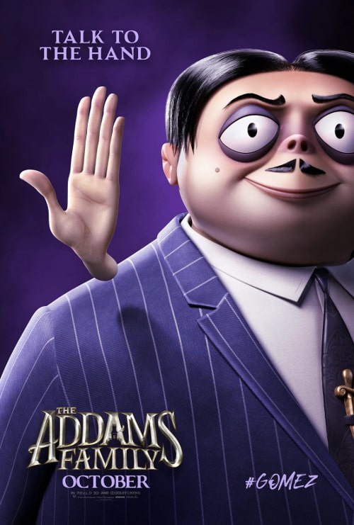 Gomez Addams plakat mem