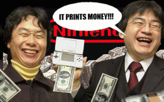 It prints money Nintendo