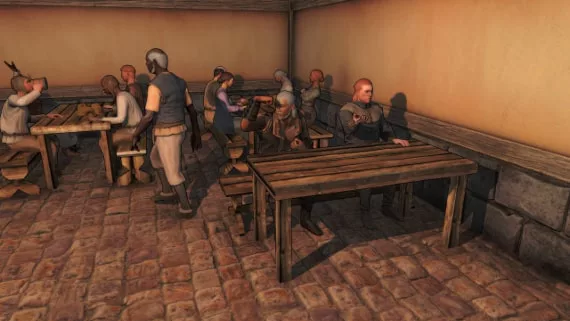Screenshot from Crossroads Inn game