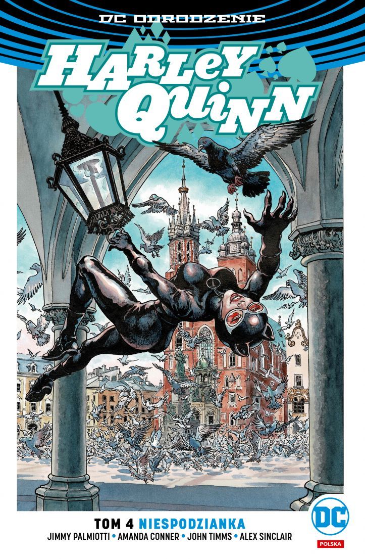 DC_Odrodzianka_Harley_Quinn_Niespodzianka_tom_4_polska_okładka_Catwoman_Kraków
