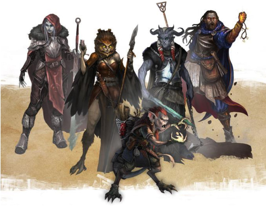 Nightfell RPG, fantasy heroes