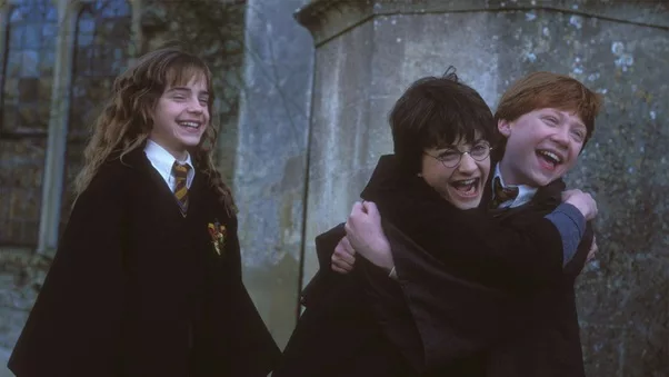Harry Potter with friends