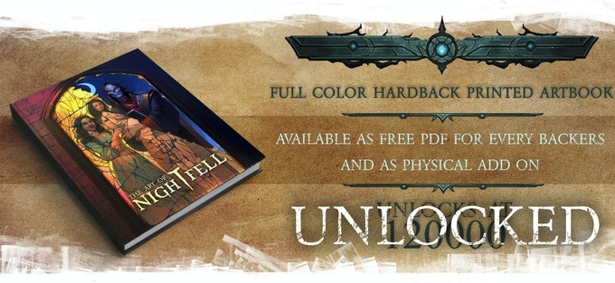 Nightfell RPG colorful artbook