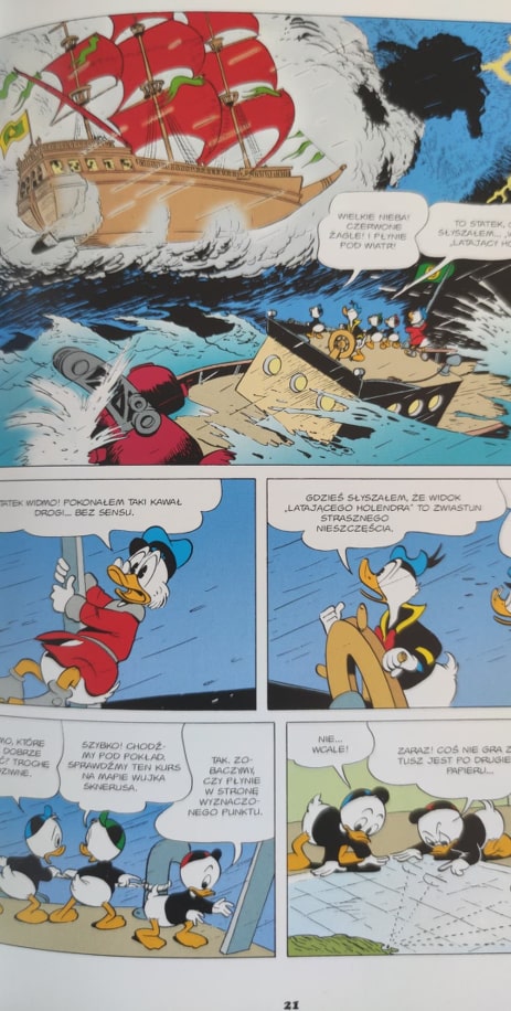 Duckgarden Flying Dutchman comic book page