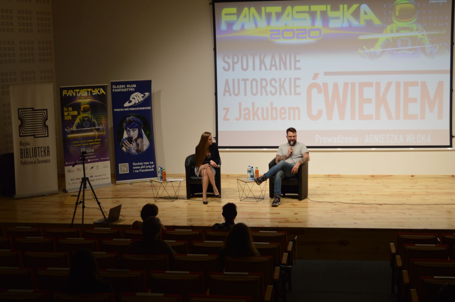 Fantastyka2020 spotkanie z Jakubem Ćwiekiem