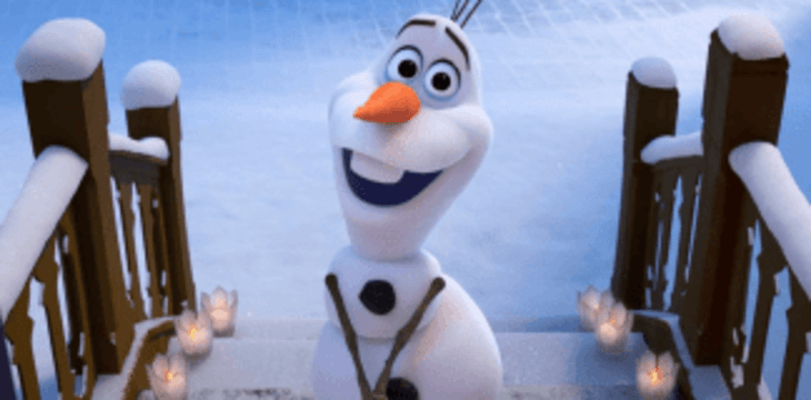 Olaf z "Krainy lodu"