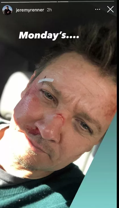 "Hawkeye", Jeremy Renner na Instagramie