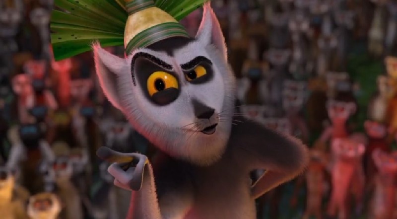 Król Julian – Pingwiny z Madagaskaru